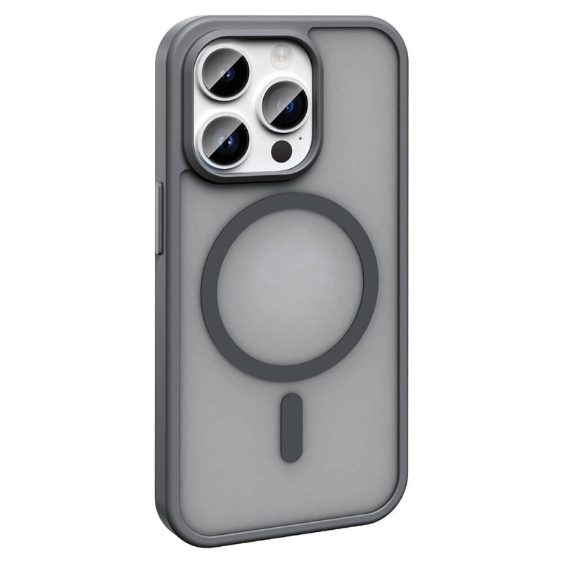 Bal-z Apple iPhone 14 Pro Max Kılıf M-safe Şarj Özellikli Mat Arka Yüzey  Sio Kapak