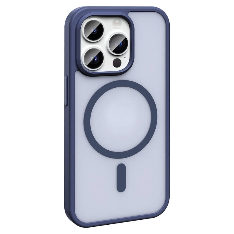 Bal-z Apple iPhone 14 Pro Max Kılıf M-safe Şarj Özellikli Mat Arka Yüzey  Sio Kapak