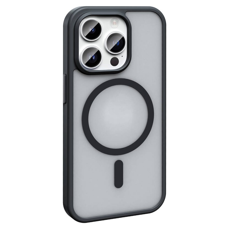 Bal-z Apple iPhone 14 Pro Max Kılıf M-safe Şarj Özellikli Mat Arka Yüzey  Sio Kapak