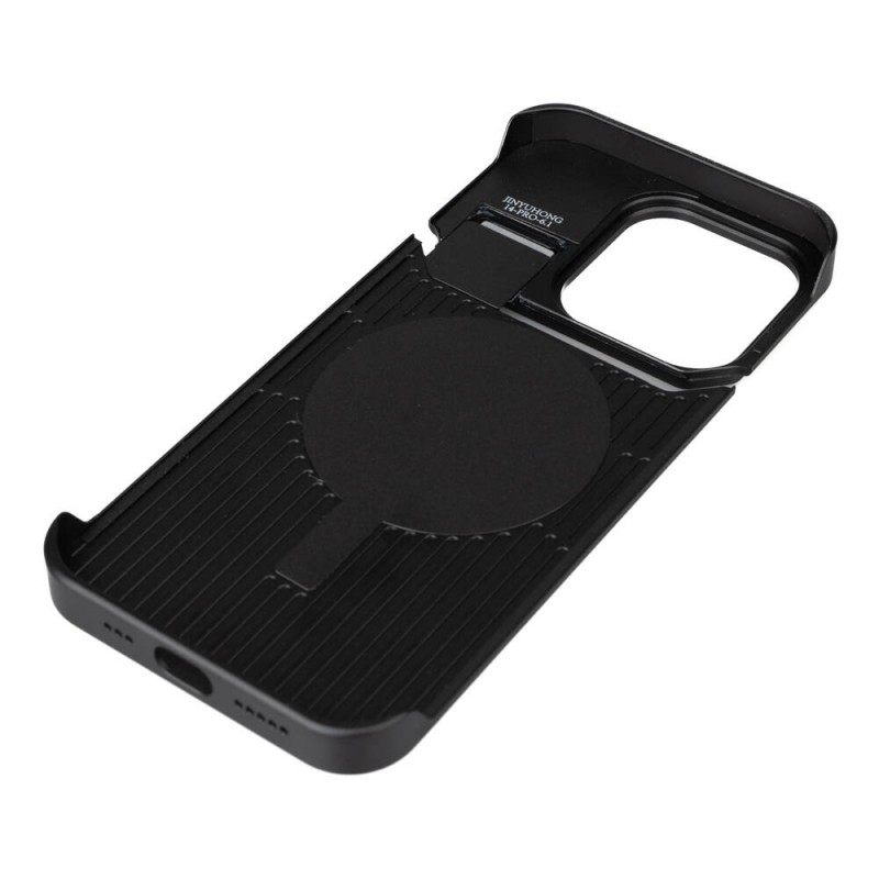 Bal-z Apple iPhone 14 Pro Max Kılıf M-safe Şarj Özellikli Mekanizmalı Koku Hazneli Zore Mostar Kapak