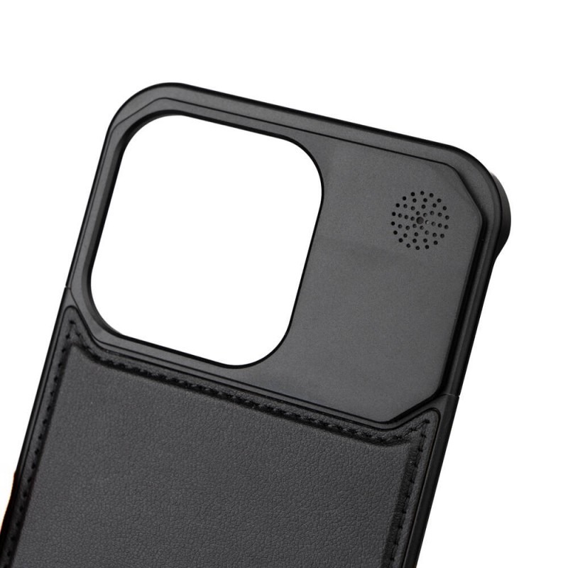 Bal-z Apple iPhone 14 Pro Max Kılıf M-safe Şarj Özellikli Mekanizmalı Koku Hazneli Zore Mostar Kapak