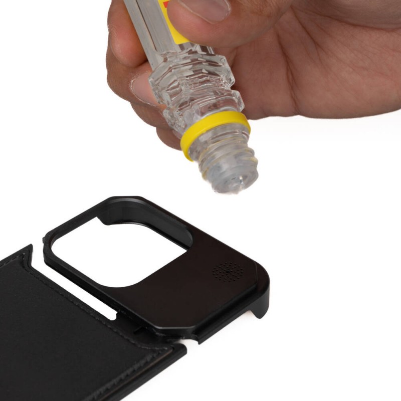 Bal-z Apple iPhone 14 Pro Max Kılıf M-safe Şarj Özellikli Mekanizmalı Koku Hazneli Zore Mostar Kapak