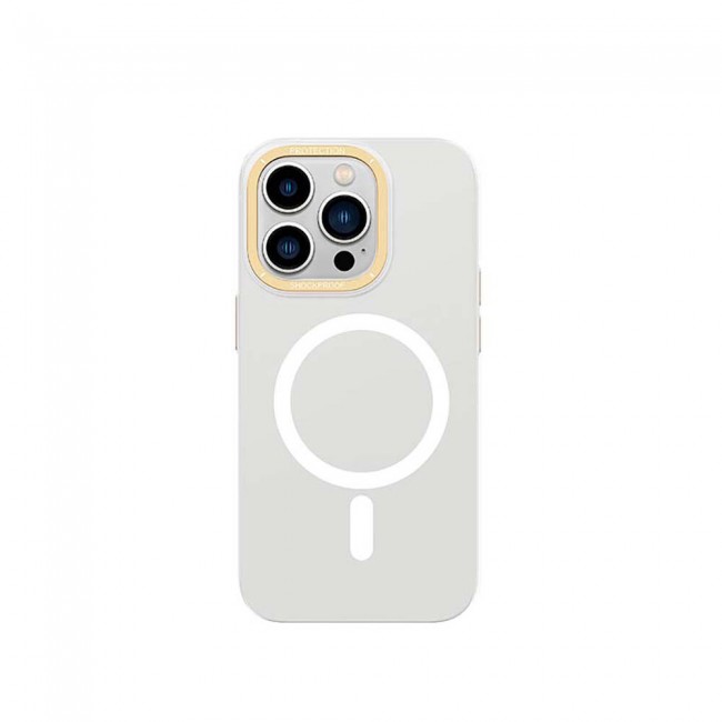 Apple iPhone 14 Pro Max Kılıf Magsafe Şarj Özellikli Metal Kamera Çerçeveli Recci Glaze Serisi Kapak Apple iPhone 14 Pro Max Kılıf Magsafe Şarj Özellikli Metal Kamera Çerçeveli Recci Glaze Serisi Kapak