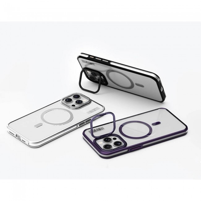 Apple iPhone 14 Pro Max Kılıf Magsafe Şarj Özellikli Sararma Önleyici Youngkit Crystal Grid Kapak Apple iPhone 14 Pro Max Kılıf Magsafe Şarj Özellikli Sararma Önleyici Youngkit Crystal Grid Kapak