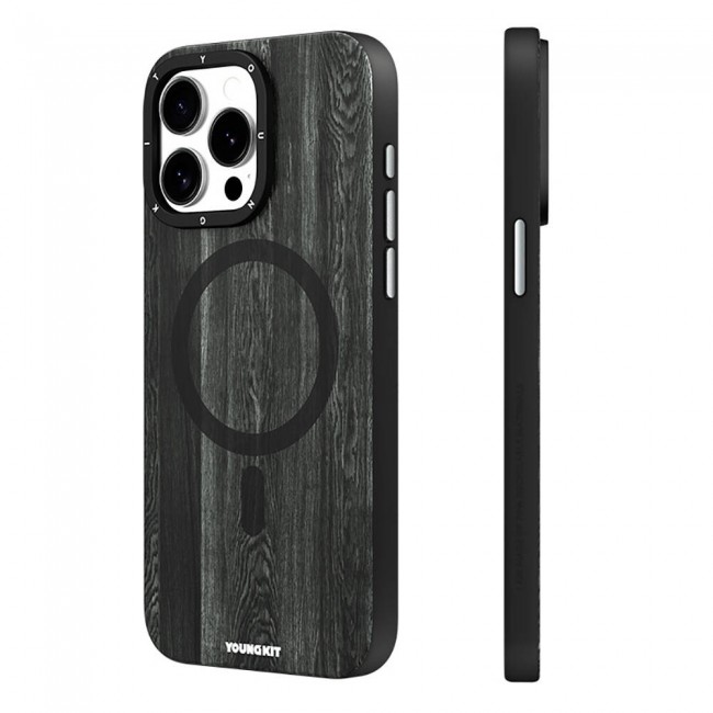 Apple iPhone 14 Pro Max Kılıf Magsafe Şarj Özellikli Sararmaya Dayanıklı Youngkit Wood Forest Serisi Kapak Apple iPhone 14 Pro Max Kılıf Magsafe Şarj Özellikli Sararmaya Dayanıklı Youngkit Wood Forest Serisi Kapak