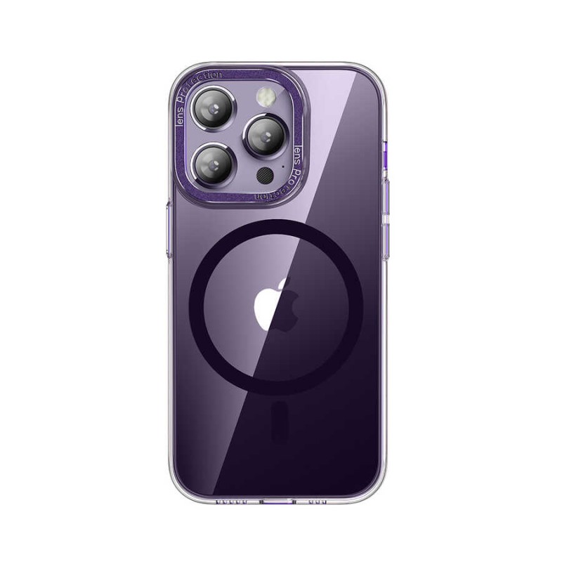 Bal-z Apple iPhone 14 Pro Max Kılıf M-safe Şarj Özellikli Sert PC  Fuya Kapak