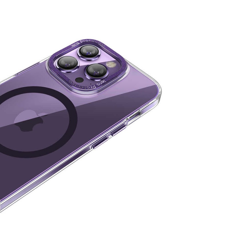 Bal-z Apple iPhone 14 Pro Max Kılıf M-safe Şarj Özellikli Sert PC  Fuya Kapak