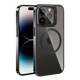 Apple iPhone 14 Pro Max Kılıf M-safe Şarj Özellikli Standlı Zore Klon Kapak Apple iPhone 14 Pro Max Kılıf M-safe Şarj Özellikli Standlı Zore Klon Kapak