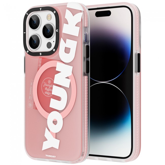 Apple iPhone 14 Pro Max Kılıf Magsafe Şarj Özellikli Youngkit Binfen Serisi Yazı Temalı Kapak Apple iPhone 14 Pro Max Kılıf Magsafe Şarj Özellikli Youngkit Binfen Serisi Yazı Temalı Kapak
