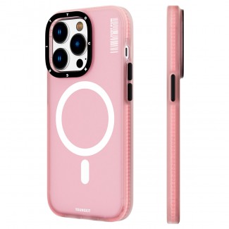 Apple iPhone 14 Pro Max Kılıf M-safe Şarj Özellikli Youngkit Colored Sand Serisi Kapak Apple iPhone 14 Pro Max Kılıf M-safe Şarj Özellikli Youngkit Colored Sand Serisi Kapak