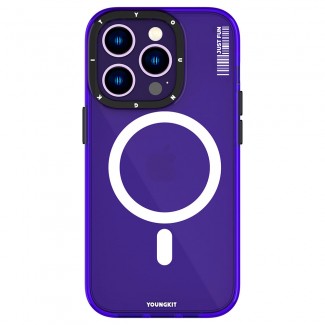Apple iPhone 14 Pro Max Kılıf M-safe Şarj Özellikli YoungKit Crystal Color Serisi Kapak Apple iPhone 14 Pro Max Kılıf M-safe Şarj Özellikli YoungKit Crystal Color Serisi Kapak