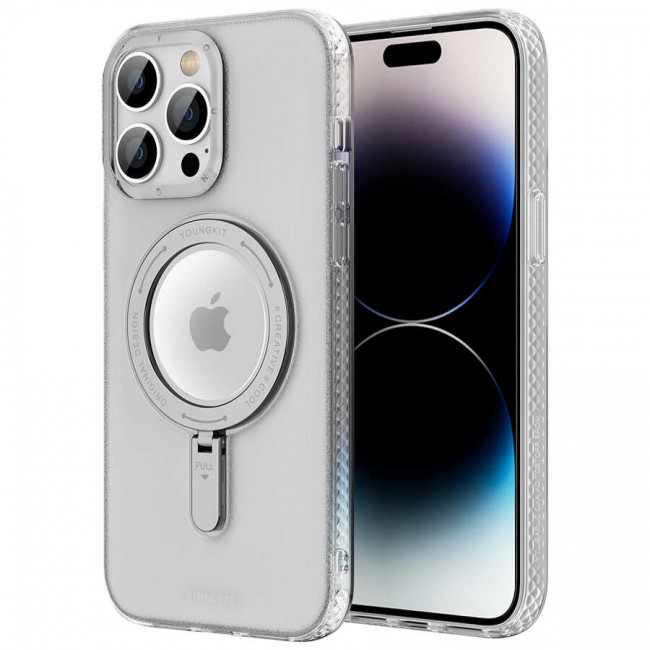 Apple iPhone 14 Pro Max Kılıf Magsafe Şarj Özellikli Youngkit Rock Serisi Kapak Apple iPhone 14 Pro Max Kılıf Magsafe Şarj Özellikli Youngkit Rock Serisi Kapak