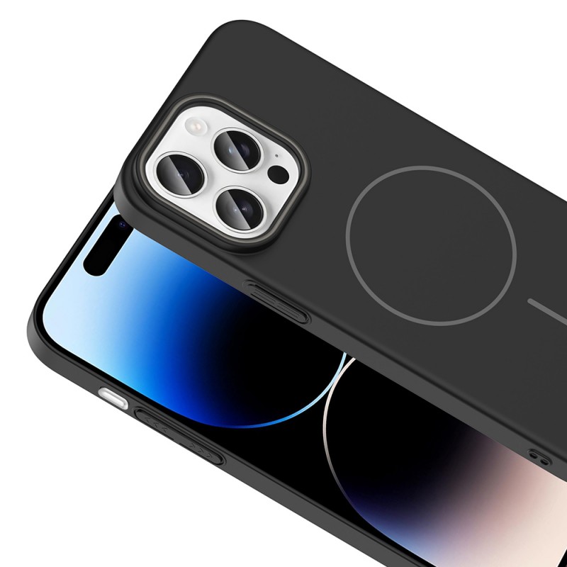 Bal-z Apple iPhone 14 Pro Max Kılıf M-safe Şarj Özellikli Zore Ruby Sert Kapak