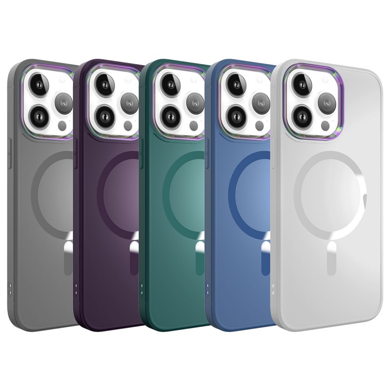 Bal-z Apple iPhone 14 Pro Max Kılıf M-safe Wireless Şarj Özellikli  Stil Kapak