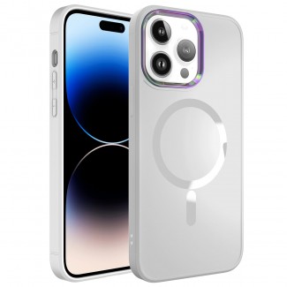 Apple iPhone 14 Pro Max Kılıf M-safe Wireless Şarj Özellikli Zore Stil Kapak Apple iPhone 14 Pro Max Kılıf M-safe Wireless Şarj Özellikli Zore Stil Kapak