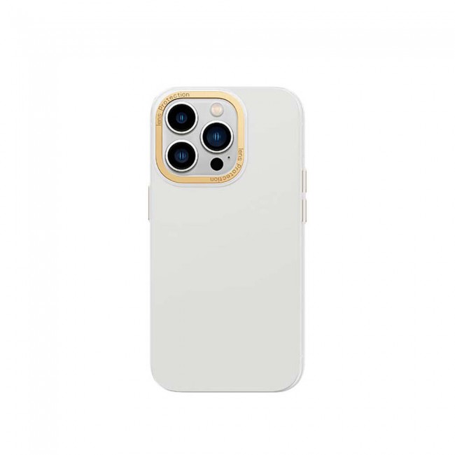 Apple iPhone 14 Pro Max Kılıf Metal Kamera Çerçeveli Recci Glaze Serisi Kapak Apple iPhone 14 Pro Max Kılıf Metal Kamera Çerçeveli Recci Glaze Serisi Kapak