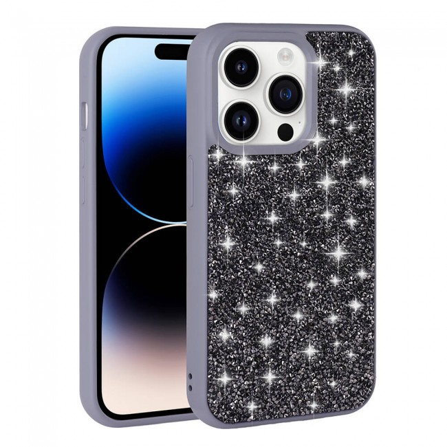 Apple iPhone 14 Pro Max Kılıf Parlak Taşlı Tasarım Zore Pırlanta Kapak Apple iPhone 14 Pro Max Kılıf Parlak Taşlı Tasarım Zore Pırlanta Kapak