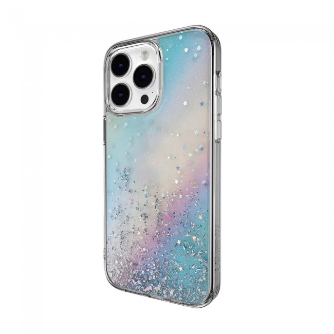 Apple iPhone 14 Pro Max Kılıf Parlayan Simli Şeffaf Lisanslı Switcheasy Starfield Kapak Apple iPhone 14 Pro Max Kılıf Parlayan Simli Şeffaf Lisanslı Switcheasy Starfield Kapak