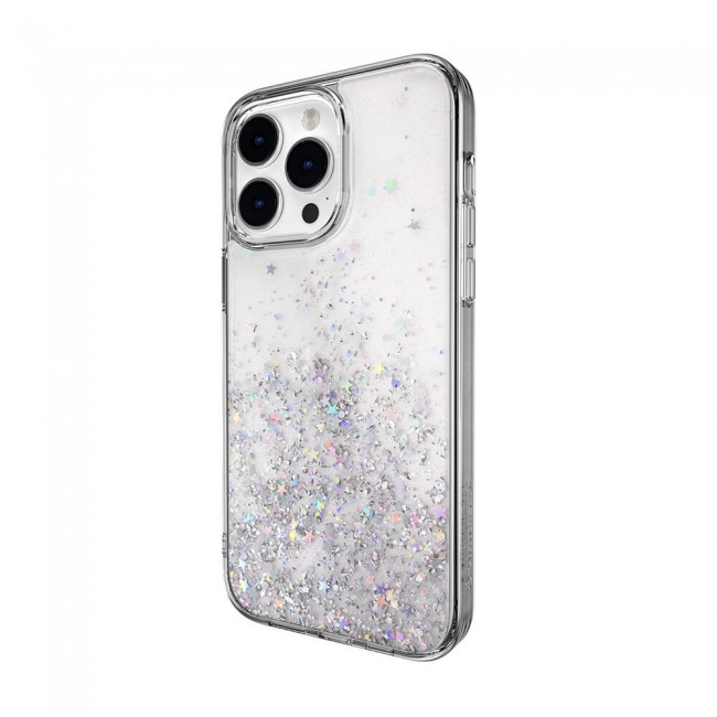 Apple iPhone 14 Pro Max Kılıf Parlayan Simli Şeffaf Lisanslı Switcheasy Starfield Kapak Apple iPhone 14 Pro Max Kılıf Parlayan Simli Şeffaf Lisanslı Switcheasy Starfield Kapak