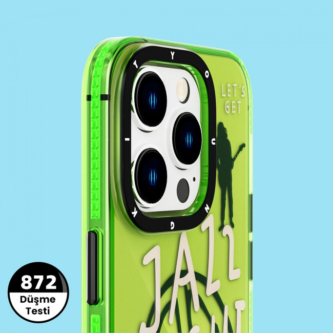 Apple iPhone 14 Pro Max Kılıf Şeffaf Renkli Yazı Temalı Tasarım YoungKit Jazz Serisi Kapak Apple iPhone 14 Pro Max Kılıf Şeffaf Renkli Yazı Temalı Tasarım YoungKit Jazz Serisi Kapak