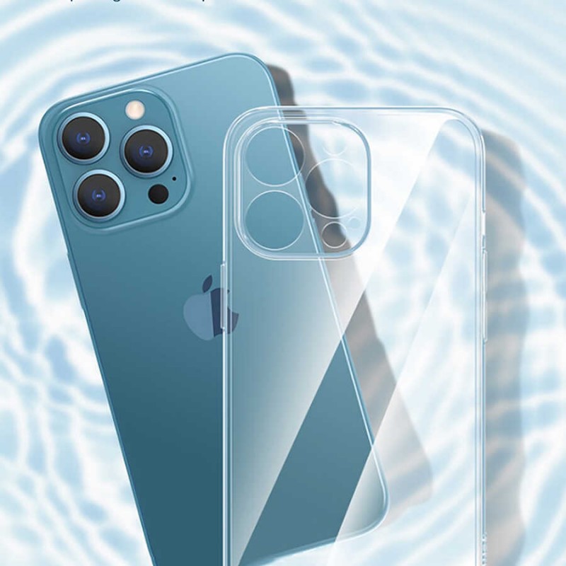 Bal-z Apple iPhone 14 Pro Max Kılıf Şeffaf Sert PC  Vayt Kapak