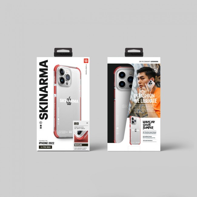 Apple iPhone 14 Pro Max Kılıf SkinArma Şeffaf Airbag Tasarımlı Iro Kapak Apple iPhone 14 Pro Max Kılıf SkinArma Şeffaf Airbag Tasarımlı Iro Kapak