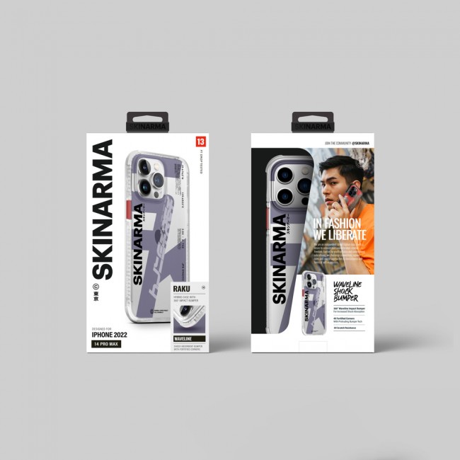 Apple iPhone 14 Pro Max Kılıf SkinArma Şeffaf Airbag Tasarımlı Raku Kapak