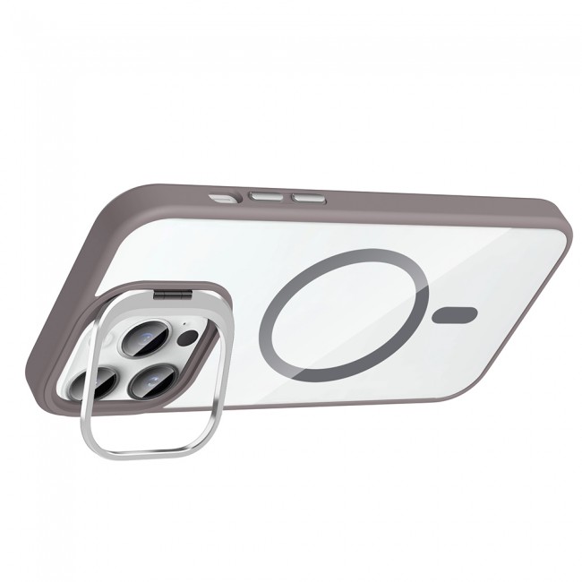 Apple iPhone 14 Pro Max Kılıf Standlı ve Kamera Lens Hediyeli M-Safe Şarj Özellikli Zore Etro Kapak Apple iPhone 14 Pro Max Kılıf Standlı ve Kamera Lens Hediyeli M-Safe Şarj Özellikli Zore Etro Kapak