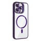 Apple iPhone 14 Pro Max Kılıf Standlı ve Kamera Lens Hediyeli M-Safe Şarj Özellikli Zore Etro Kapak Apple iPhone 14 Pro Max Kılıf Standlı ve Kamera Lens Hediyeli M-Safe Şarj Özellikli Zore Etro Kapak