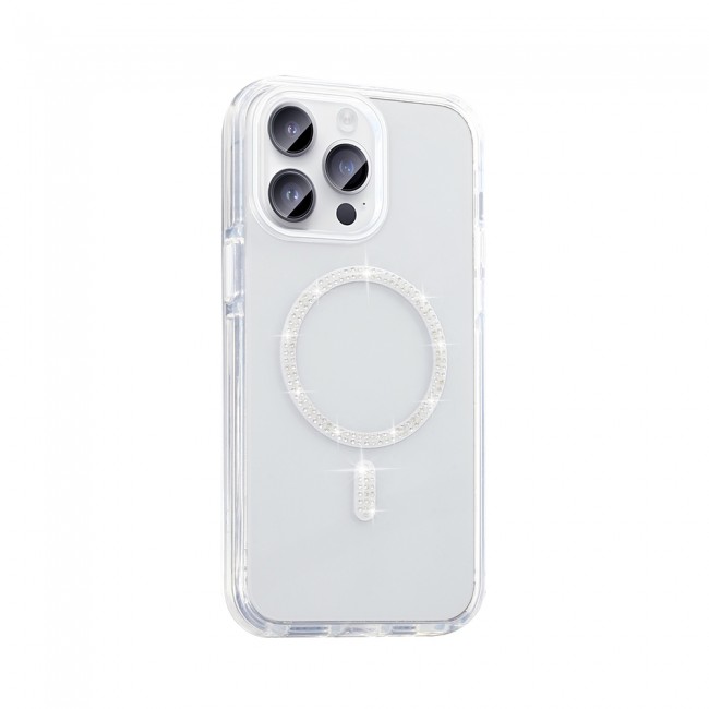 Apple iPhone 14 Pro Max Kılıf Taşlı Tasarım M-safe Şarj Özellikli Zore Koment Silikon Kapak Apple iPhone 14 Pro Max Kılıf Taşlı Tasarım M-safe Şarj Özellikli Zore Koment Silikon Kapak