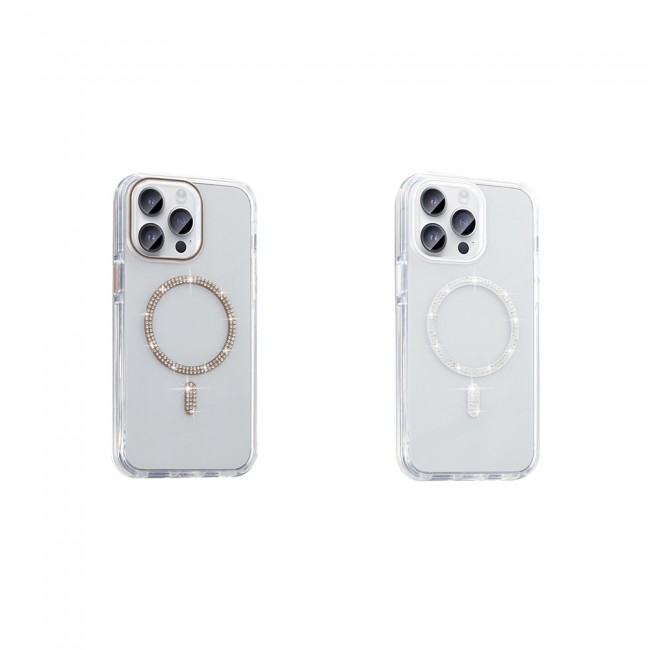 Apple iPhone 14 Pro Max Kılıf Taşlı Tasarım M-safe Şarj Özellikli Zore Koment Silikon Kapak Apple iPhone 14 Pro Max Kılıf Taşlı Tasarım M-safe Şarj Özellikli Zore Koment Silikon Kapak