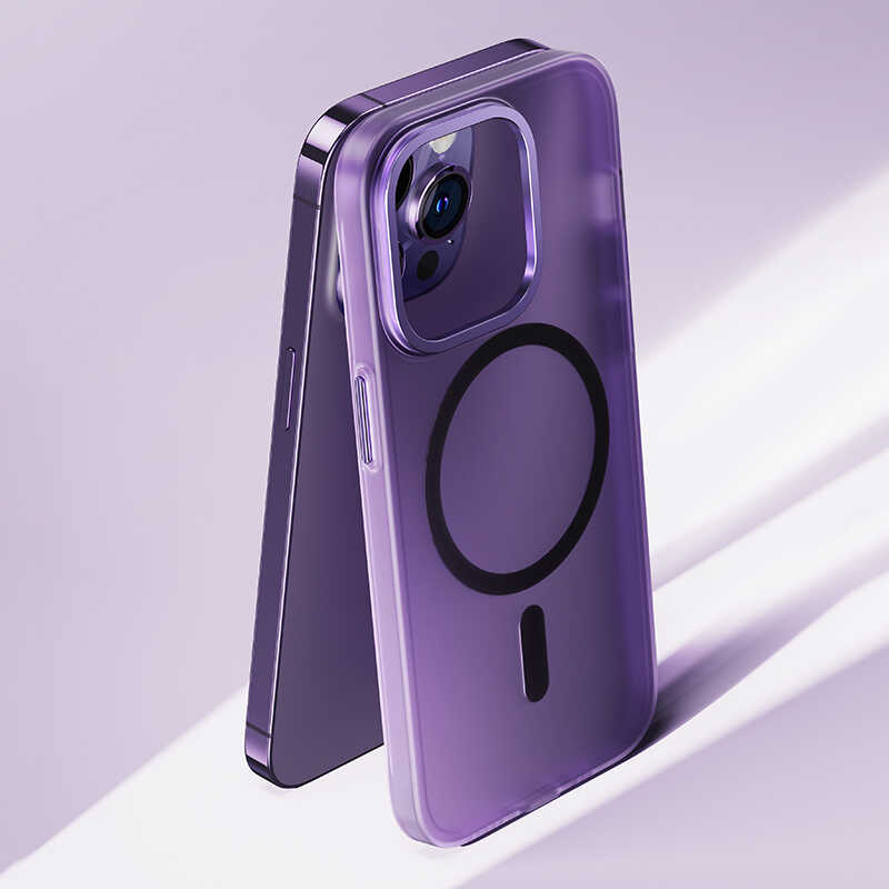 Bal-z Apple iPhone 14 Pro Max Kılıf Wireless Şarj Destekli Benks Yeni Seri Magnetik Haze Kapak