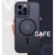 Apple iPhone 14 Pro Max Kılıf Wireless Şarj Özellikli Zore Hibrit Magsafe Kapak Apple iPhone 14 Pro Max Kılıf Wireless Şarj Özellikli Zore Hibrit Magsafe Kapak