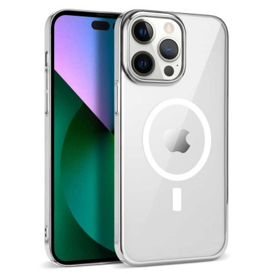 Bal-z Apple iPhone 14 Pro Max Kılıf  Wireless Şarj Özellikli Pixel M-safe Kapak