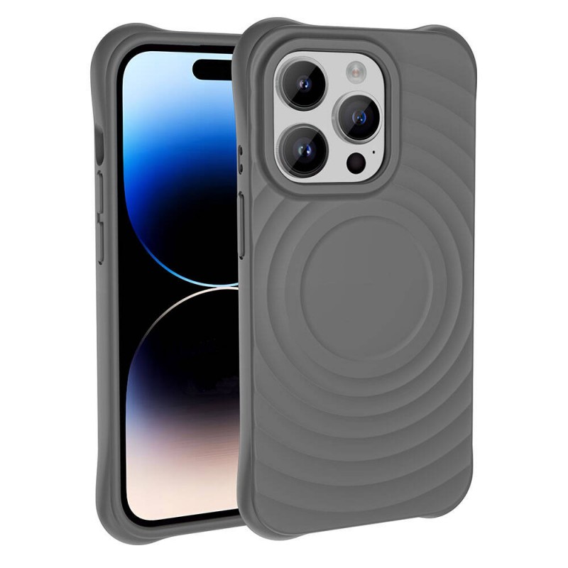 Bal-z Apple iPhone 14 Pro Max M-safe Şarj Özellikli Airbagli Mat Görünümlü  Hepi Kapak