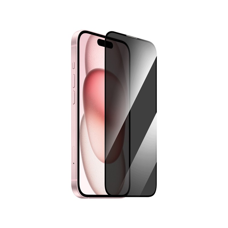 Bal-z Apple iPhone 14 Pro Max Wiwu GT-011 Anti-Bakteriyel Özellikli Polimer Oleofobik Kaplama Temperli Privacy Cam Ekran Koruyucu