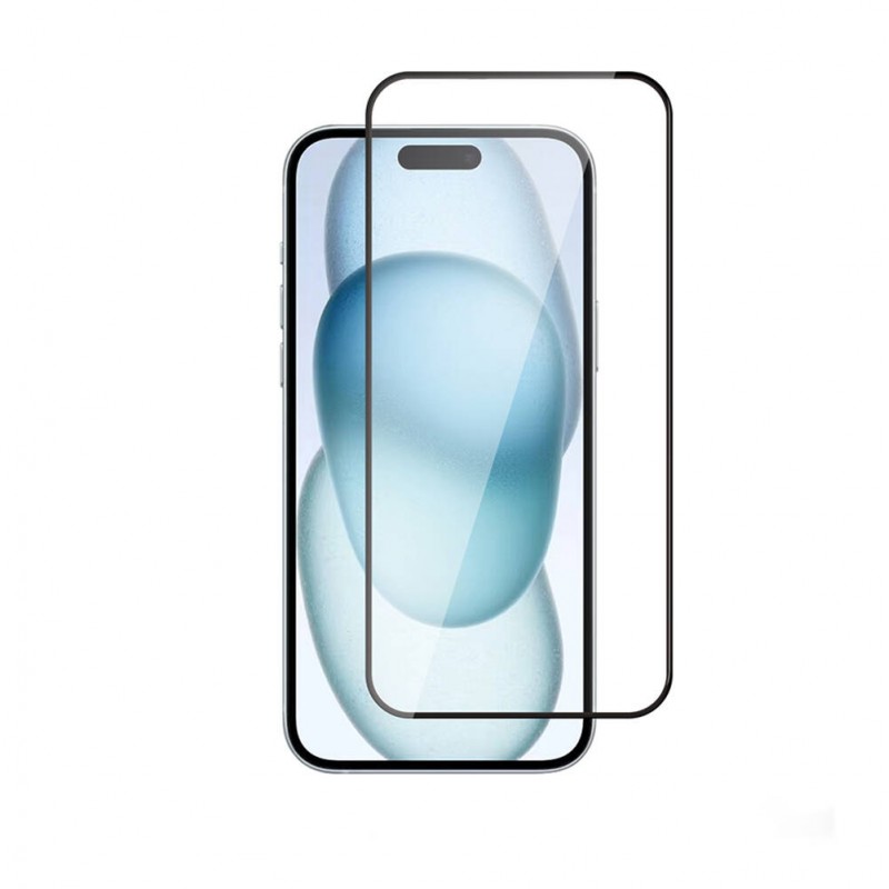 Bal-z Apple iPhone 14 Pro Max ​​​​​​​​​​​​ 3D Rika Temperli Cam Ekran Koruyucu