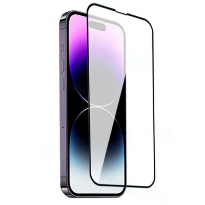 Bal-z Apple iPhone 14 Pro Max ​​​​​​​​​​​​ Darbeye Dayanıklı Anti Statik Temperli Cam Ekran Koruyucu