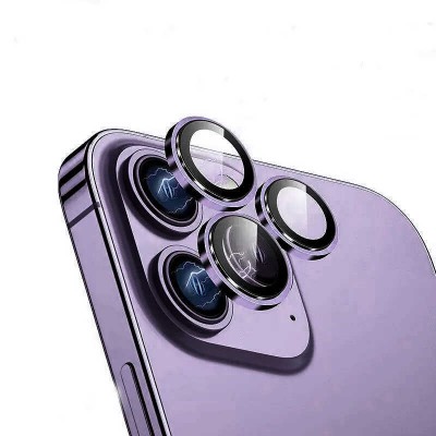 Bal-z Apple iPhone 14 Pro ​​​Wiwu Lens Guard Metal Kamera Lens Koruyucu