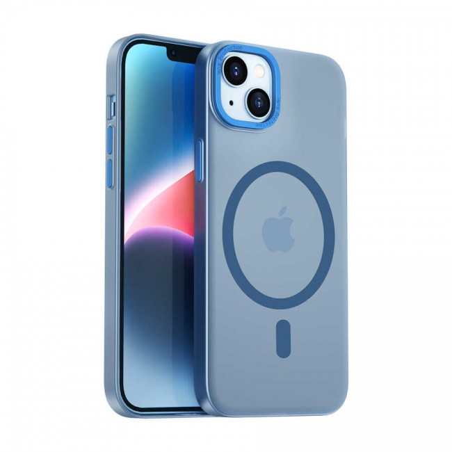 Apple iPhone 14 Wiwu Frosted Magnetic Buzlu Sert PC Kapak