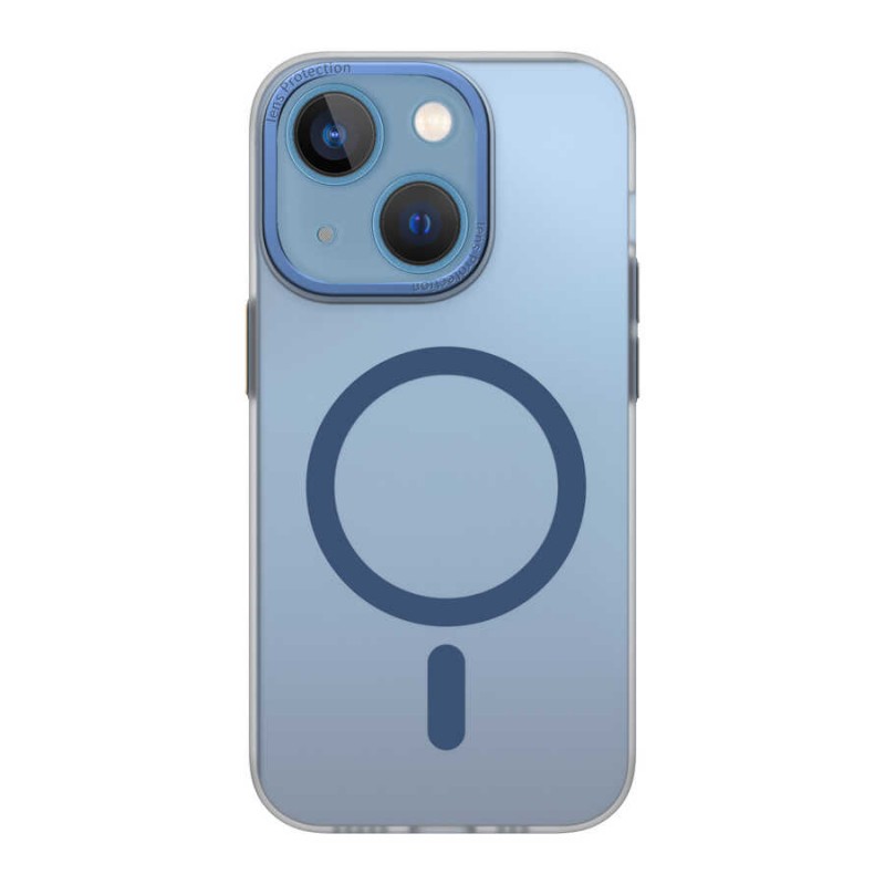 Bal-z Apple iPhone 14 Wiwu Frosted Magnetic Buzlu Sert PC Kapak