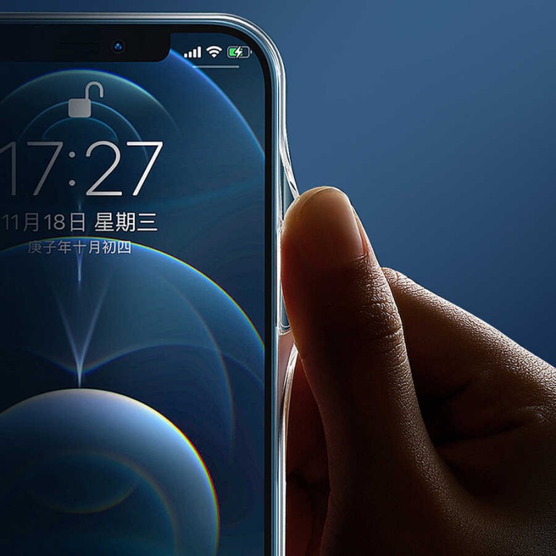 Bal-z Apple iPhone 14 Wiwu M-safe Şarj Özellikli Lens Korumalı Şeffaf Silikon Kapak