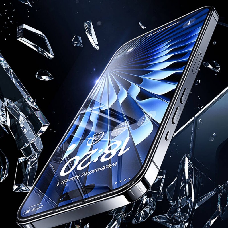 Bal-z Apple iPhone 15 Benks Glass Warrior HD Cam Ekran Koruyucu + Kolay Uygulama Aparatlı