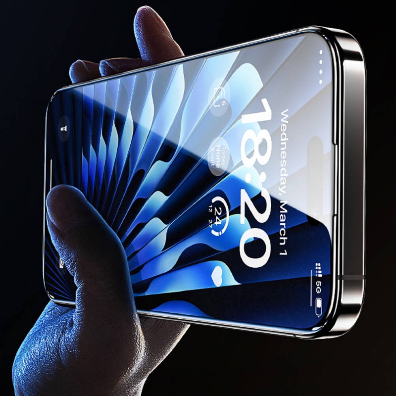 Bal-z Apple iPhone 15 Benks Glass Warrior HD Cam Ekran Koruyucu + Kolay Uygulama Aparatlı