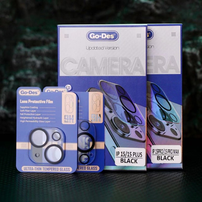 Bal-z Apple iPhone 15 Go Des Lens Shield CL-14 Kamera Lens Koruyucu
