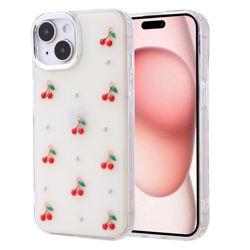 Bal-z Apple iPhone 15 Kılıf Airbag Tasarımlı Simli Şeffaf Zore Kutup Kapak