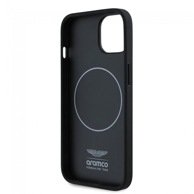 Apple iPhone 15 Kılıf Aston Martin Orjinal Lisanslı M-safe Şarj Özellikli PU Deri Alonso 14 Baskılı Kapak Apple iPhone 15 Kılıf Aston Martin Orjinal Lisanslı M-safe Şarj Özellikli PU Deri Alonso 14 Baskılı Kapak