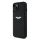 Apple iPhone 15 Kılıf Aston Martin Orjinal Lisanslı Victory Dizayn PU Deri Metal Logolu Kapak