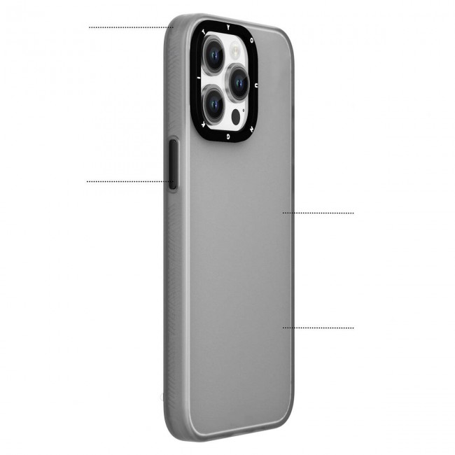 Apple iPhone 15 Kılıf Buzlu Mat Tasarım Youngkit Hidden Sand Serisi Kapak Apple iPhone 15 Kılıf Buzlu Mat Tasarım Youngkit Hidden Sand Serisi Kapak
