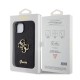 Apple iPhone 15 Kılıf Guess Orjinal Lisanslı 4G Büyük Metal Logolu Glitter Kapak Apple iPhone 15 Kılıf Guess Orjinal Lisanslı 4G Büyük Metal Logolu Glitter Kapak